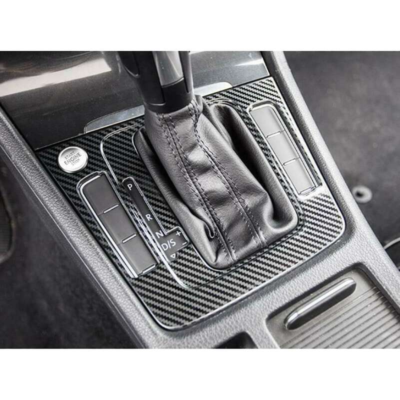 Car Console Gear Shift Box Panel Cover Trim Sticker for Golf 7 MK7 2013-2017