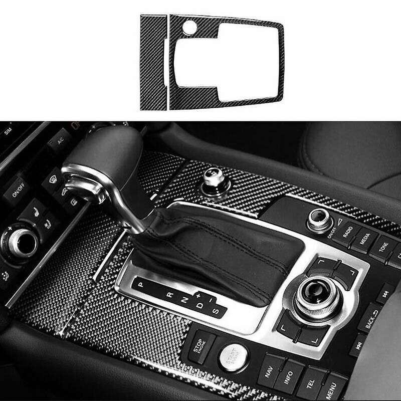 Car Console Gearshift Water Cup Holder Decoration Cover Gear Multimedia Panel Sticker Trim for- 2008