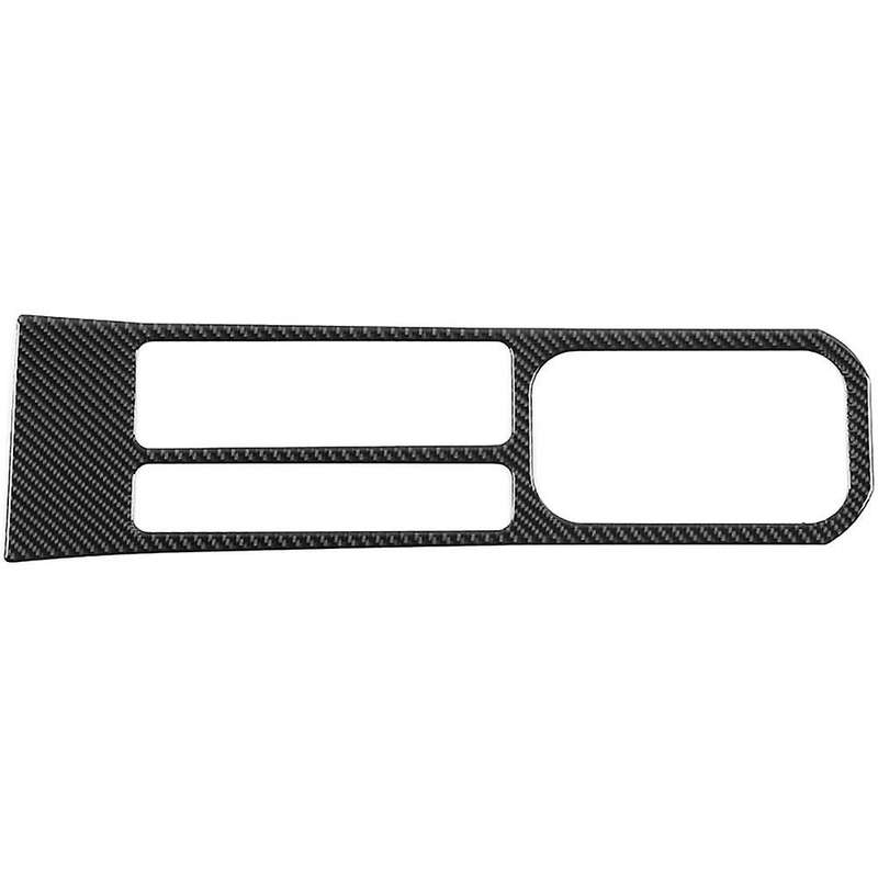 Car Console Handbrake & Water Cup Holder Trim Cover Sticker Decor for Jimny 2019 2020 Carbon Fiber