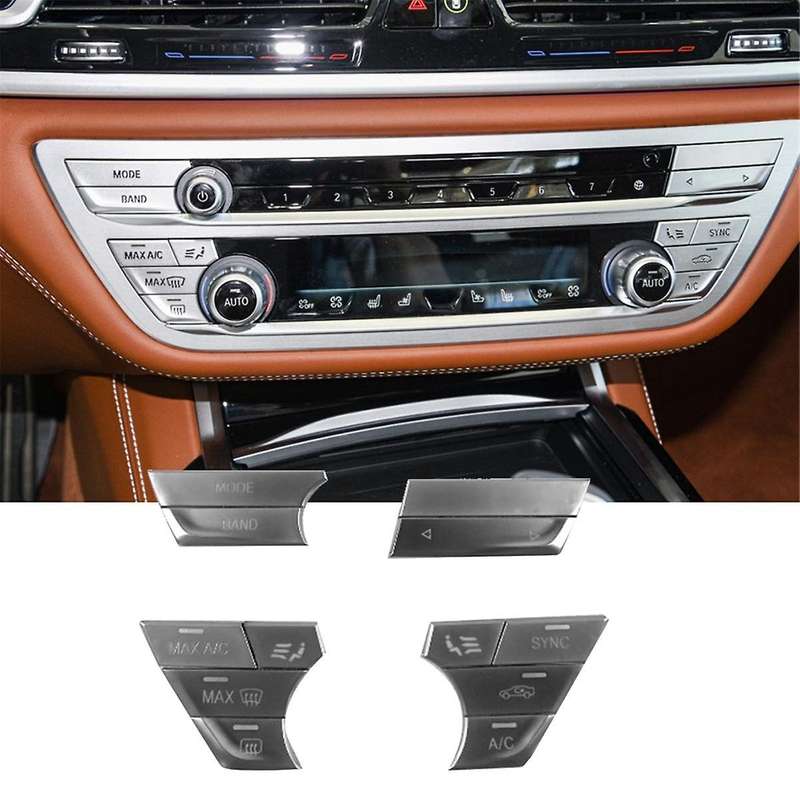 Car Console Dashboard Air Conditioning Control Push Button Cover 64117947870 for 5 6 7 Series G30 G3