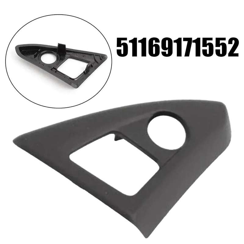 Car Console Lock Cylinder Trim Cover+button 51169171552 for 5-series F10 F11 F18 10-16 Armrest Box