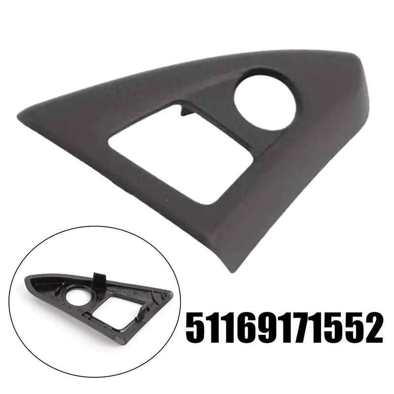 Car Console Lock Cylinder Trim Cover+button 51169171552 for 5-series F10 F11 F18 10-16 Armrest Box