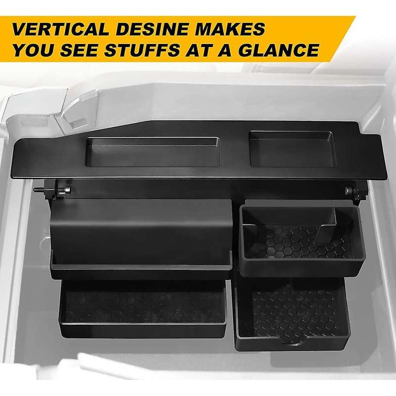 Car Console Organizer for Trucks (2015-2020) F250 F350 (2017-2020) Expedition (2018-2020)