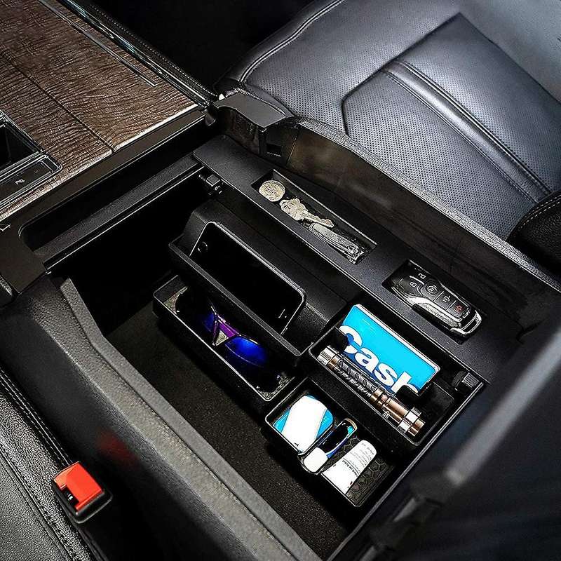 Car Console Organizer for Trucks (2015-2020) F250 F350 (2017-2020) Expedition (2018-2020)