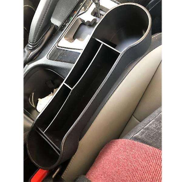 Car Console Side Pocket Organizer -Auto Console spaceFiller for Cellphone Drink Cup Wallet Coin Key