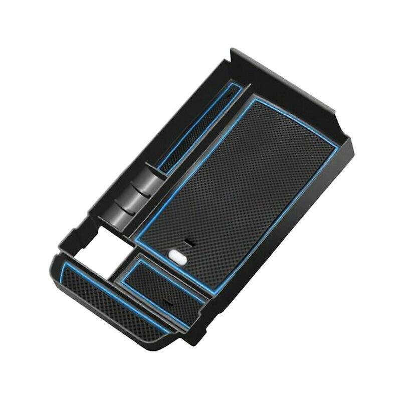 Car Console Storage Organizer Tray Armrest Box Blue for 2019-2020 -30 Storage Box