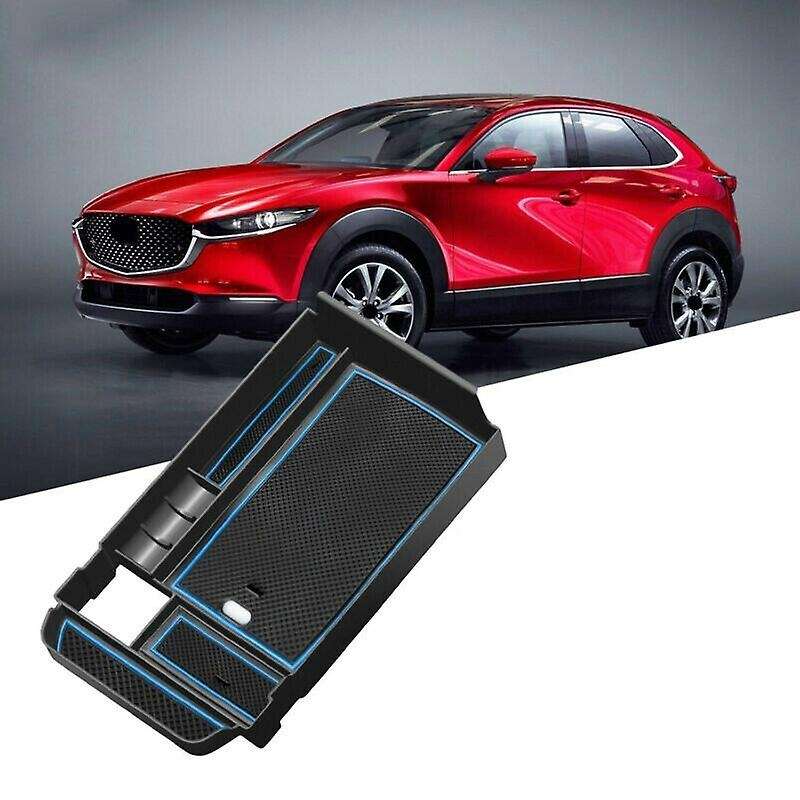 Car Console Storage Organizer Tray Armrest Box Blue for 2019-2020 -30 Storage Box