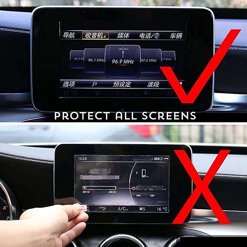 Car Control Navigation Screen Protection Panel Navigation Panel for - C-class W205 Glc 2015-2017