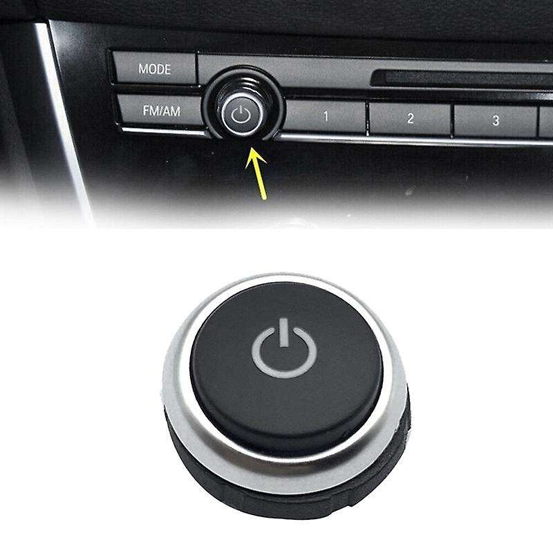 Car Control Knob Cover for F07 F06 F12 F13 F01 F02 F03 F04 2011-2015 63139328426 FM/AM Volume Adjust
