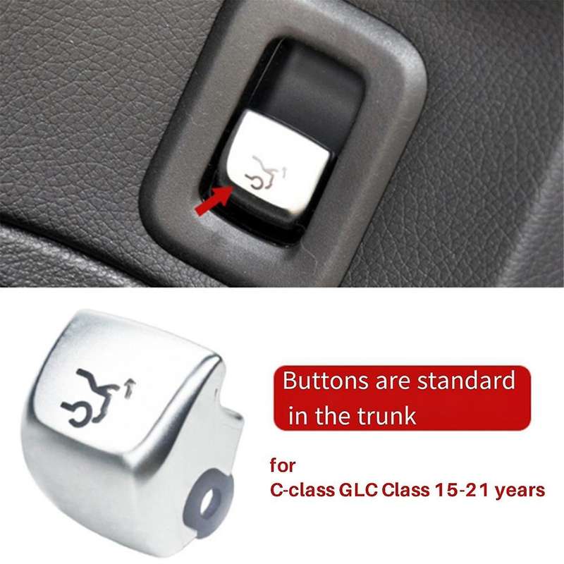 Car Control Switch Repair Button Cover for - C-CLASS W205 GLC W253 2015-2021 Trunk Switch Button