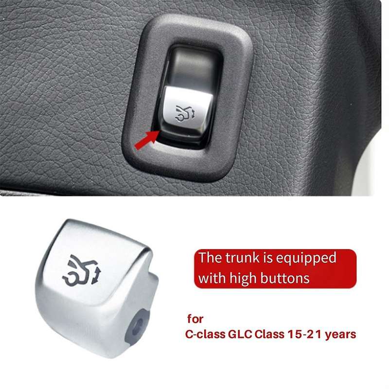 Car Control Switch Repair Button Cover for - W205 W253 2015-2021 Trunk Button High-End Version
