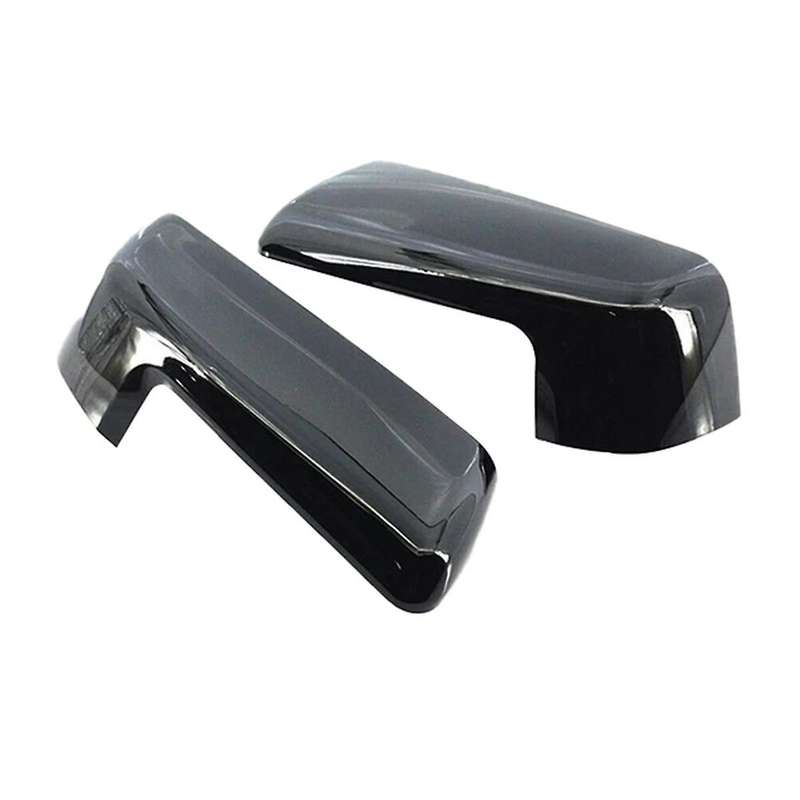 Car Conversion Glossy Black Rear View Mirror Covers Tape-on for 1500 2019-2023 94469253 84469252