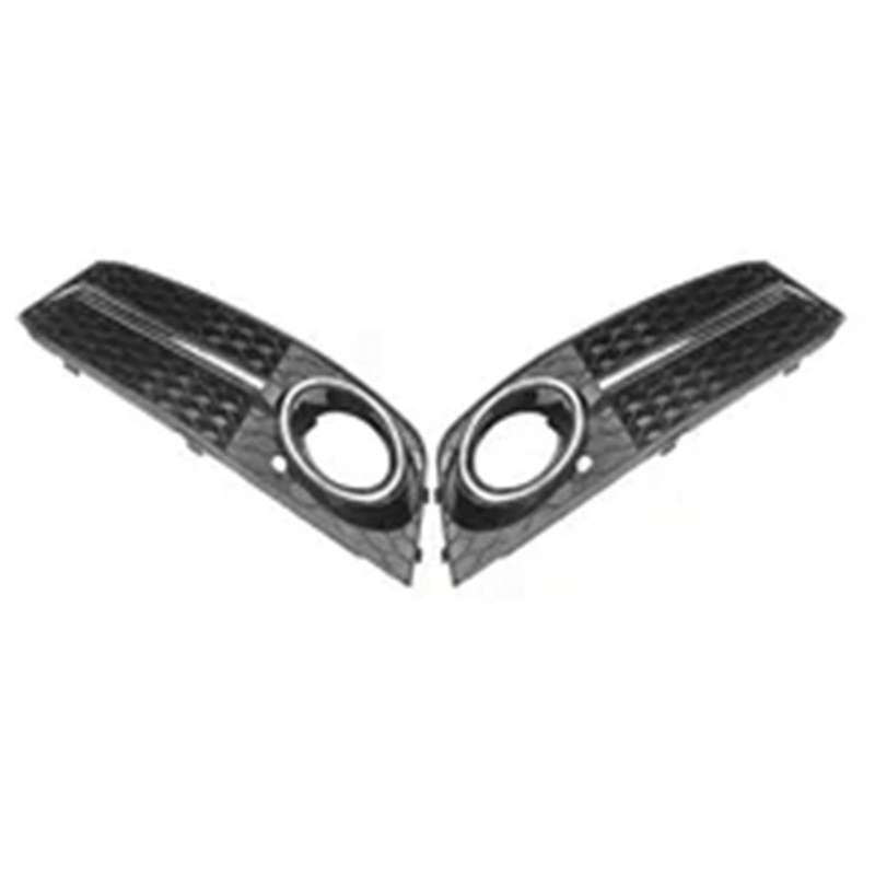 Car Conversion Fog Light Frame Front Bumper Fog Light Grille for A4 B8 Rs4 2009-2012 8k0807682a 8k08