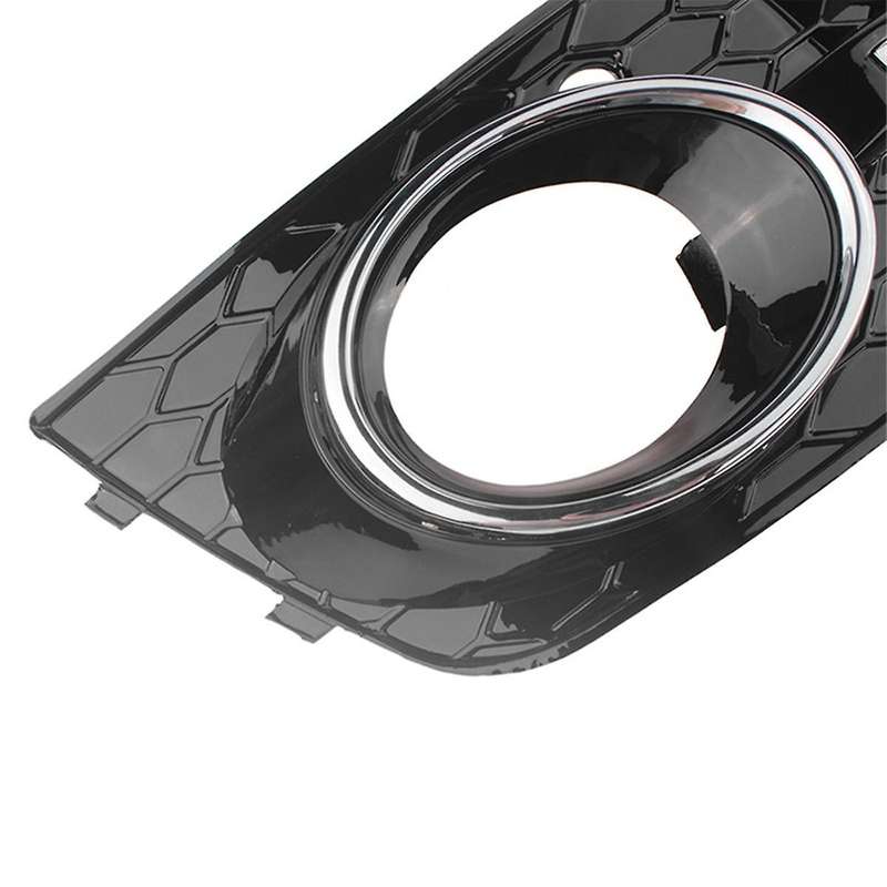 Car Conversion Fog Light Frame Front Bumper Fog Light Grille for A4 B8 Rs4 2009-2012 8k0807682a 8k08