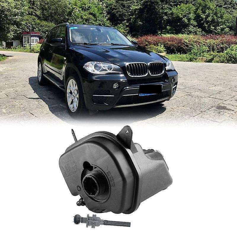 Car Coolant Overflow Bottle Expansion Tank Reservoir W /Sensor for  E70 E71 X5 X6 17137552546