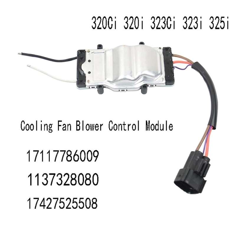 Car Cooling Fan Blower Control Module for 3' E46 320ci 320i 323ci 323i 325i 17117786009 1137328080