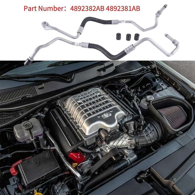 Car Cooler Inlet & Outlet Hose 4892382ab 4892381ab for Oil 2009-2010