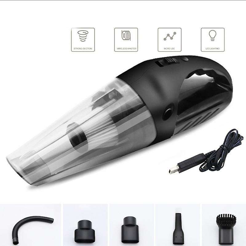 Car Cordless Handheld Vacuum Cleaner Powerful Suction Wet Dry Rechargeable 3200Kpa Cleaner 120W