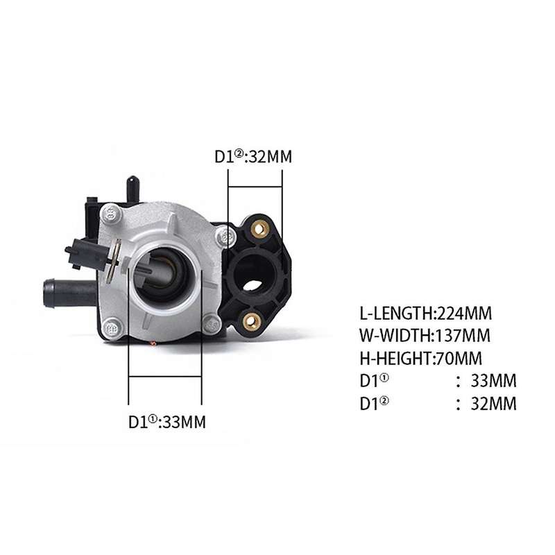 Car Cooling Water Thermostat Upper Front Axle Cooling Water Pipe Flange 1338256 25192230 for Opel