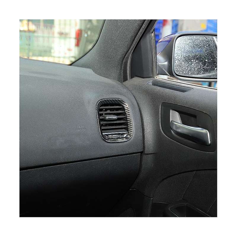 Car Cover Ac Outlet Trim Frame Decorative for Charger 2011-2014 Accessories ,abs Carbon Fiber
