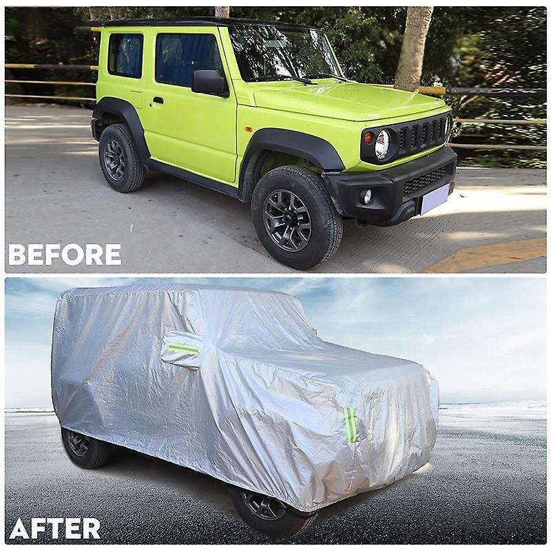 Car Cover Outdoor Rainproof Dustproof Sun UV Protection Cover for Jimny 2019 2020 Exterior Accessori
