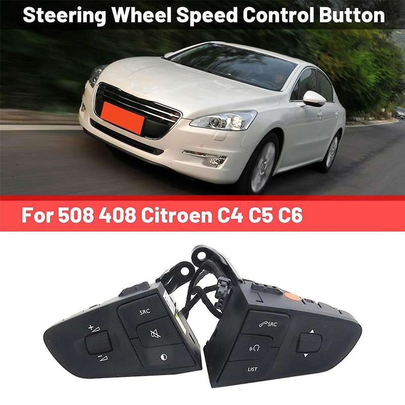 Car Cruise Control Switch Steering Wheel Speed Control Button Bluetooth Switch Music Switch for 508
