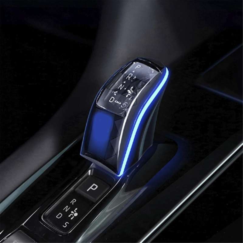Car Crystal Gear Shift Knob Shift Handball Shifter Head with Ambient Light for ALPHARD 40 Series 202