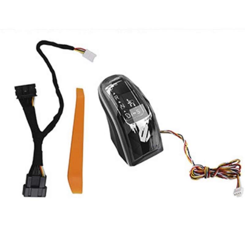 Car Crystal Gear Shift Knob Shift Handball Shifter Head with Ambient Light for ALPHARD 40 Series 202