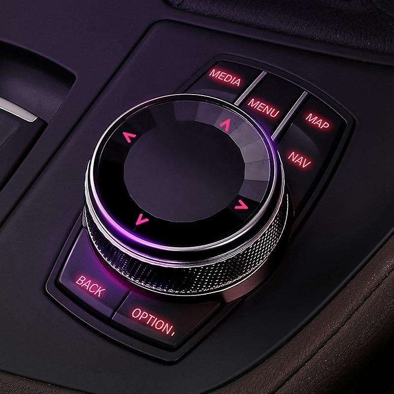 Car Crystal Multimedia Button Knob Cover Sticker Trim for 1 5 6 Series F20 F11 F18 F07 F06 F12 F25 F