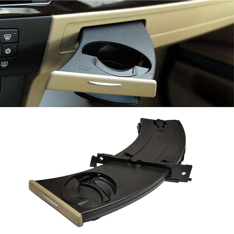 Car Cup Holder Assembly Left Driver Retractable Cup Holder Drink Holder for E90 E91 E92 E93 51459173