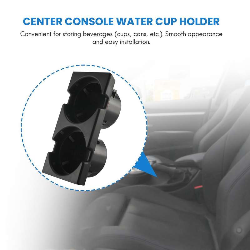 Car Cup Holder Compatible Bmw 3 Series E46 318I 320I 98-06 51168217953 Black