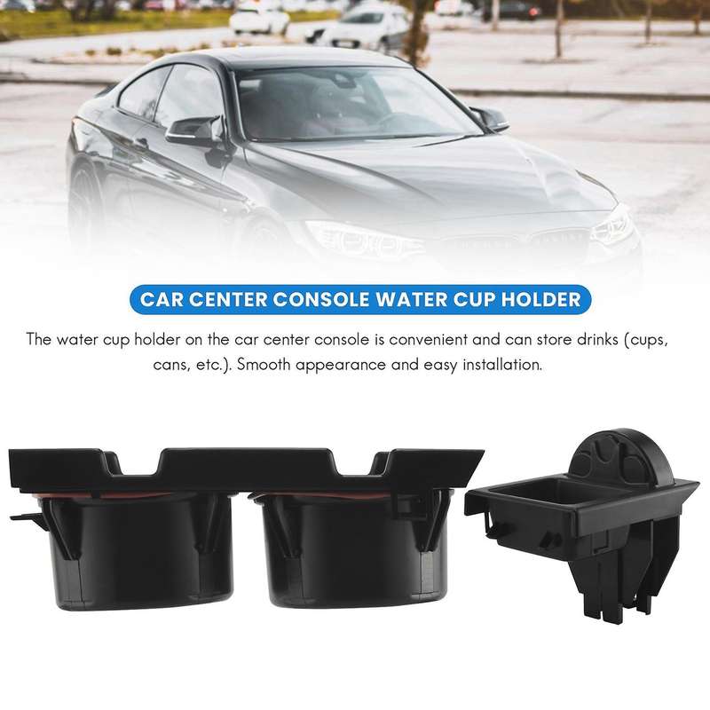 Car Cup Holder Compatible Bmw 3 Series E46 318I 320I 98-06 51168217953 Black