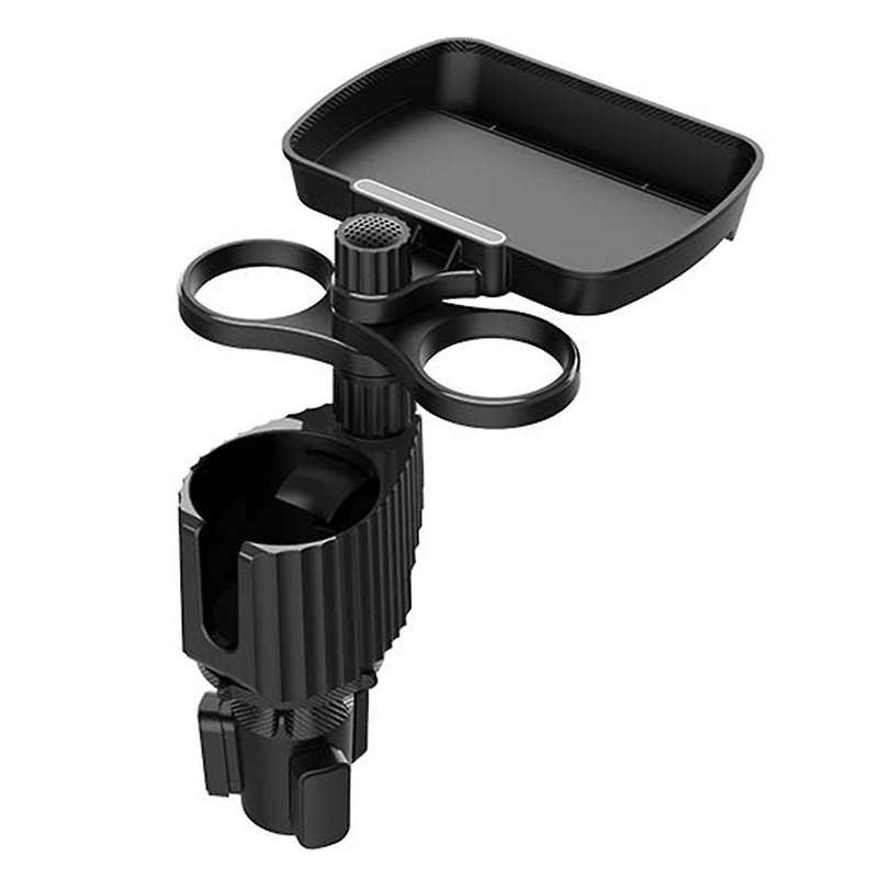 Car Cup Holder Expander Tray with Detachable Car Cup Holder Tray, Car Food Trays for Eating &cup Hol