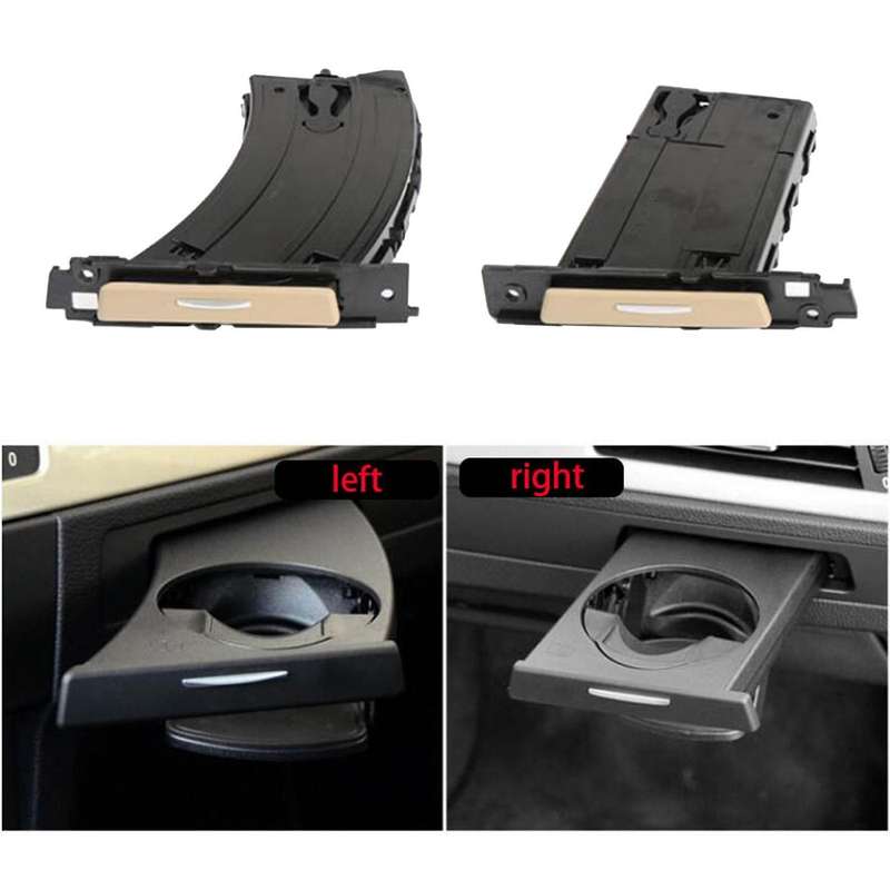 Car Cup Holder Tea Drink Holder Assembly Bracket for - 3 Series E90 E91 325I 328I 51459173469 Right