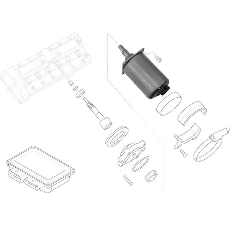 Car Cylinder Head Eccentric Shaft Actuators Servo Motor 11377548390 for E65 E66 Phantom 11370150640