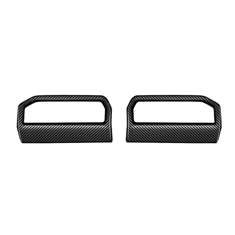 Car Dash A/C Air Conditioner Outlet Vent Cover Panel Trim for 2024 Car Interior Accessories Carbon F