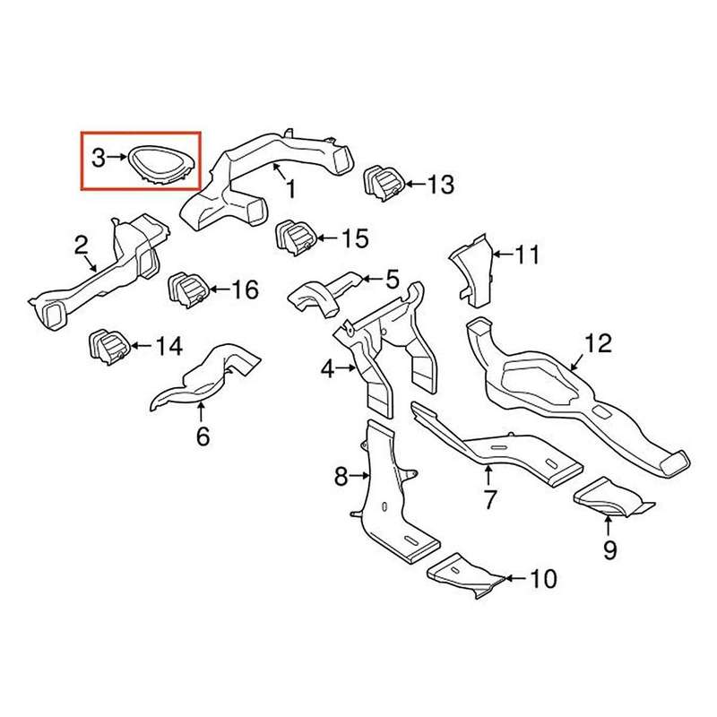 Car Dash Board Speaker Vent Cover 64229262803 for Mini F55 F56 F57 F60 Audio Speaker Cover Car Acces