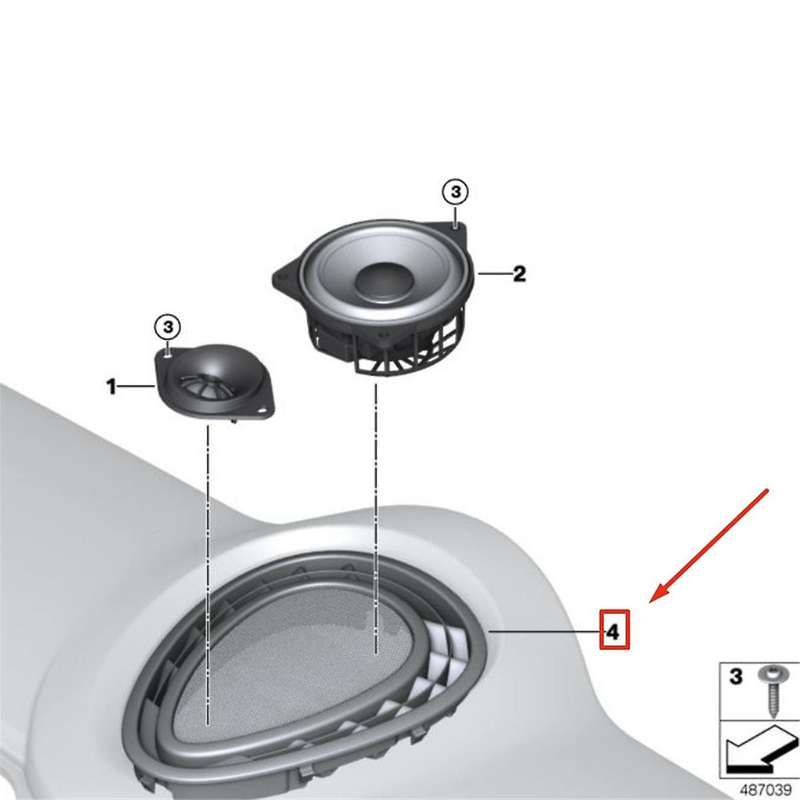 Car Dash Board Speaker Vent Cover 64229262803 for Mini F55 F56 F57 F60 Audio Speaker Cover Car Acces