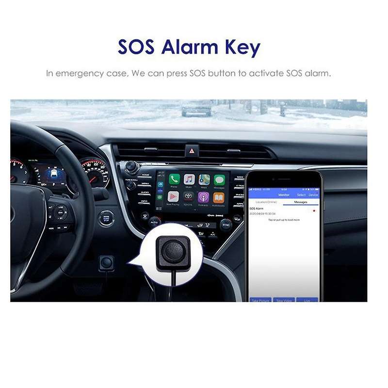 Car Dash Camera Dual Cameras Live Video GPS Tracking WiFi Remote Monitoring Car DVR Super Night Visi