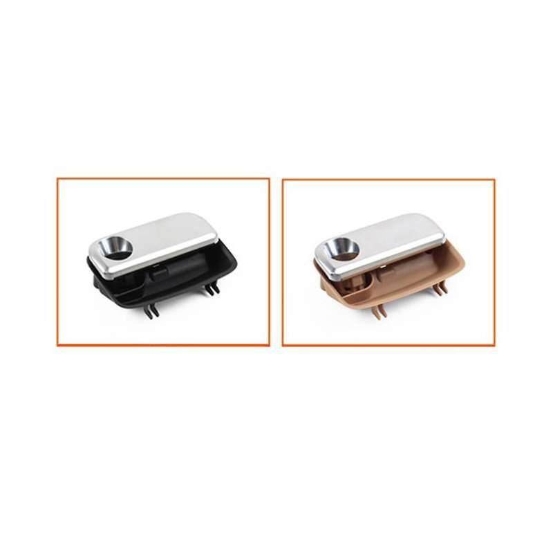 Car Dash Glove Box Passenger Side Door Switch Handle Trim for 718 (Black)