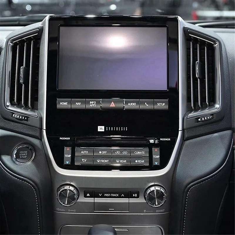 Car Dashboard A/C Air Outlet Vent Trim Central Console Grille for Land Cruiser LC200 2016-2022