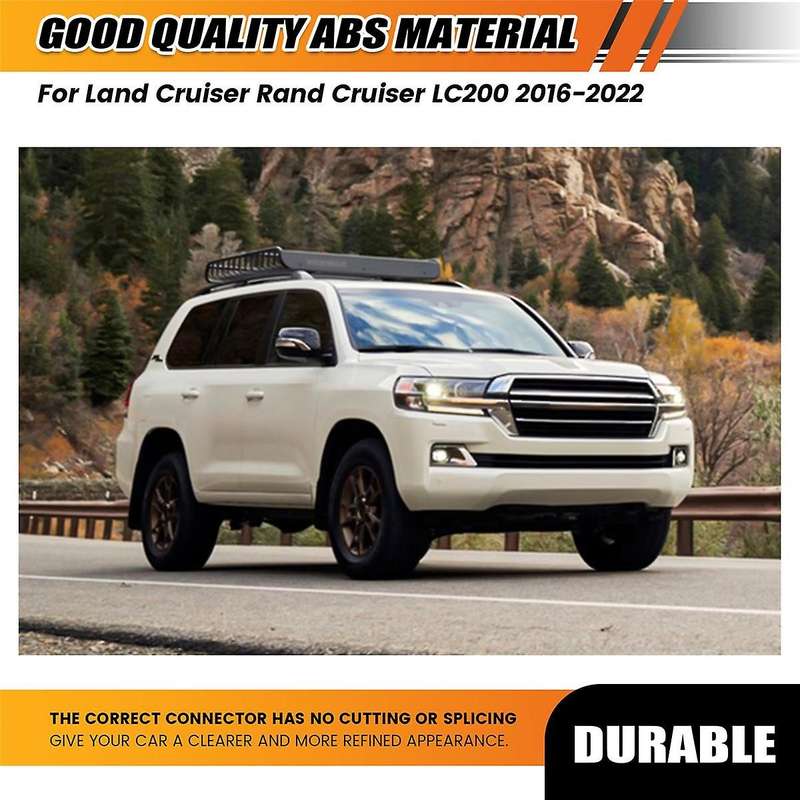 Car Dashboard A/C Air Outlet Vent Trim for Land Cruiser LC200 2016-2022 Central Console Cover