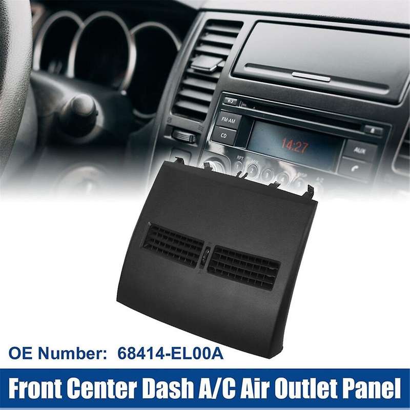 Car Dashboard Air Conditioning Outlet Panel Assy 68414-EL00A for Tiida 2004-2011 Center A/C Air Ven
