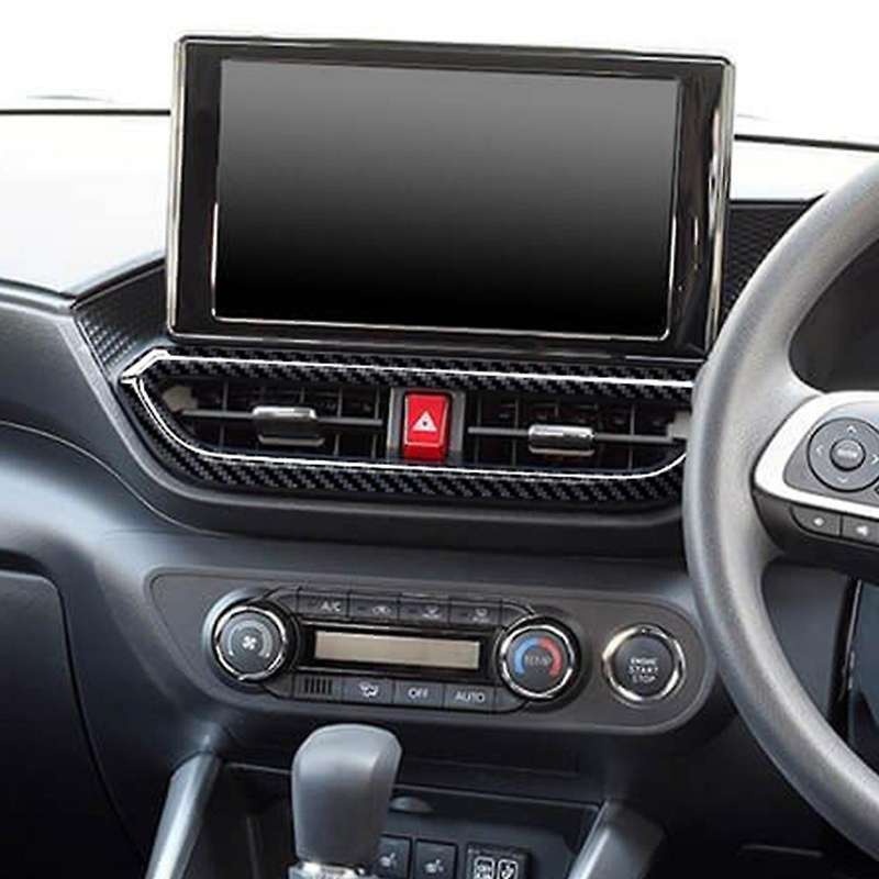 Car Dashboard Air Conditioning Trim Air Conditioning Cover for Raize A200a A210a 2020-2021 Carbon F