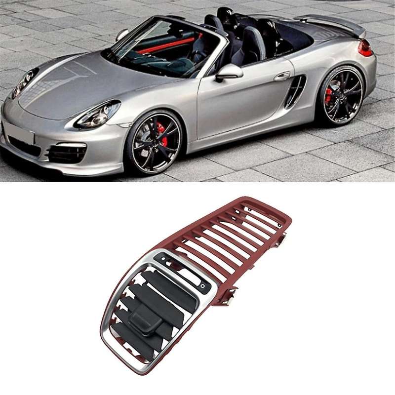 Car Dashboard Air Conditioner Outlet Vent Grille Cover Panel 98155213100 for 981 2012-2016 Red