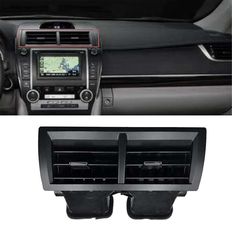 Car Dashboard Air Conditioning Outlet Assembly for 2012-2017 Center Console A/C Air Vent Grille Tri