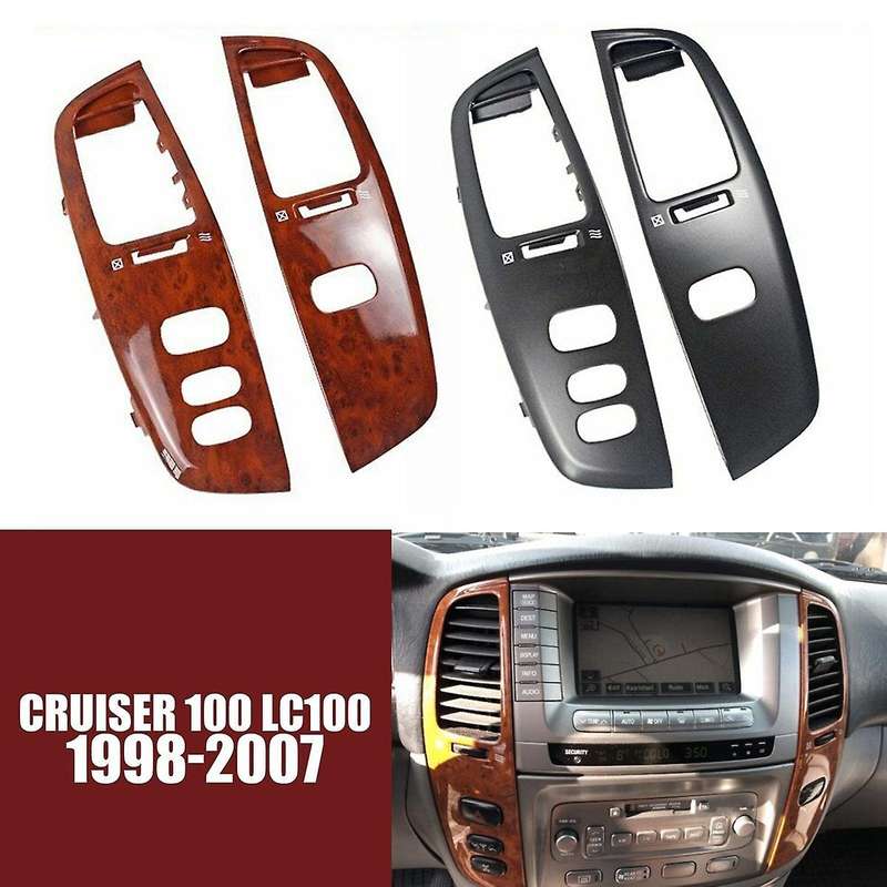 Car Dashboard Air Vent Frame Panel Cover for Toyota Lhd Matte Black
