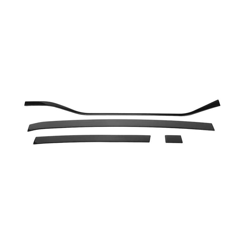 Car Dashboard Center Console Decorative Strips Decorative Accessories for 2017-2022 Black