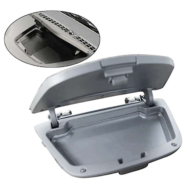 Car Dashboard Central Control Storage Box Cover Accessories for 2010-2015 Grey