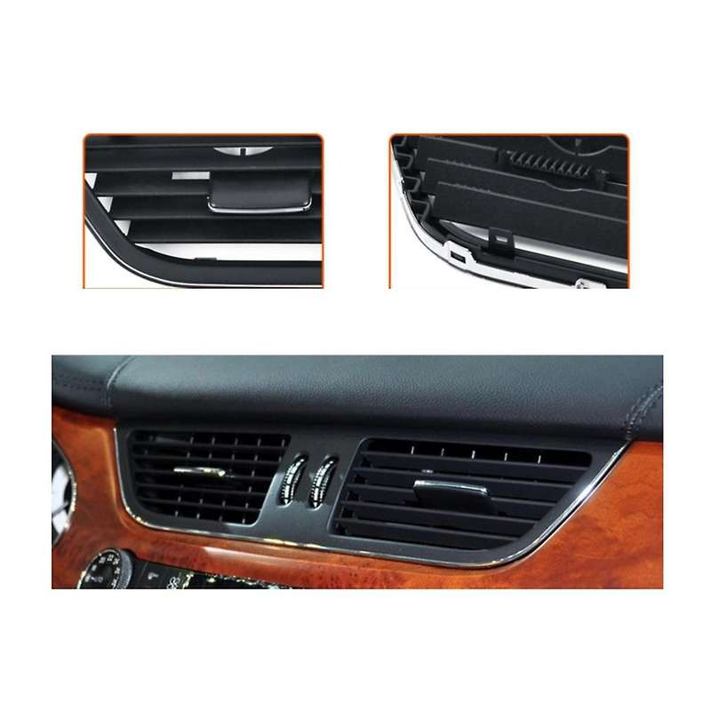 Car Dashboard Central Control Air Conditioning Outlet Panel Trim for W219 2007-2009